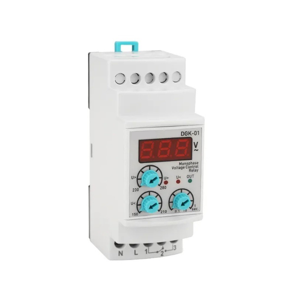 Adjustable Overvoltage Undervoltage Relay OPS10V63 Monophase Voltage Protector