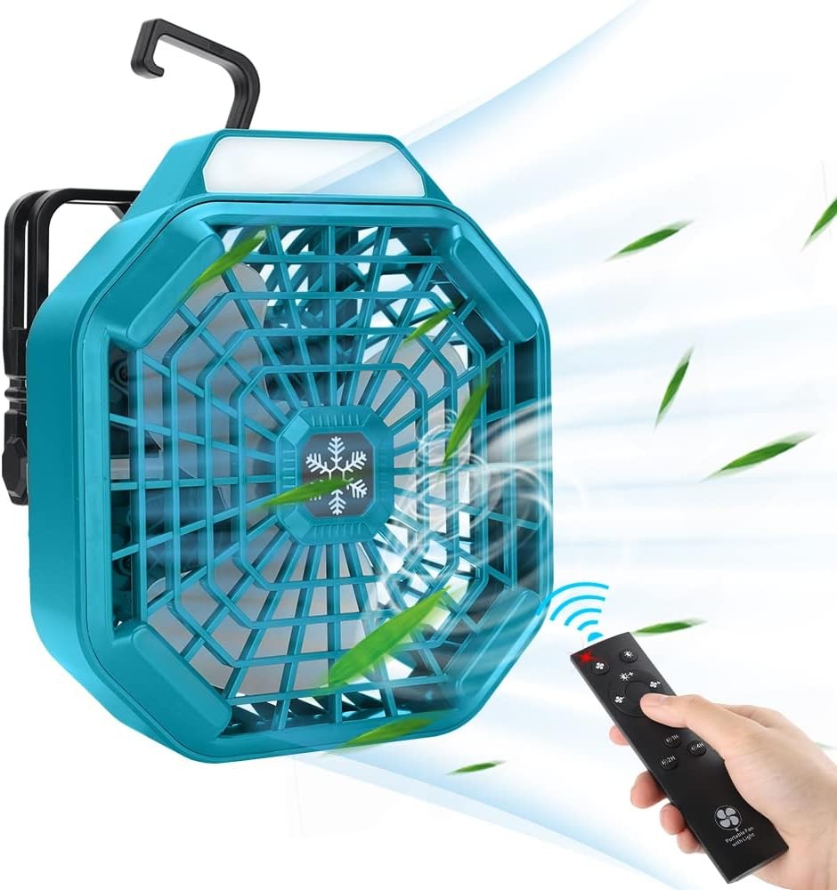 Portable Fan patible with  18V Battery Powered