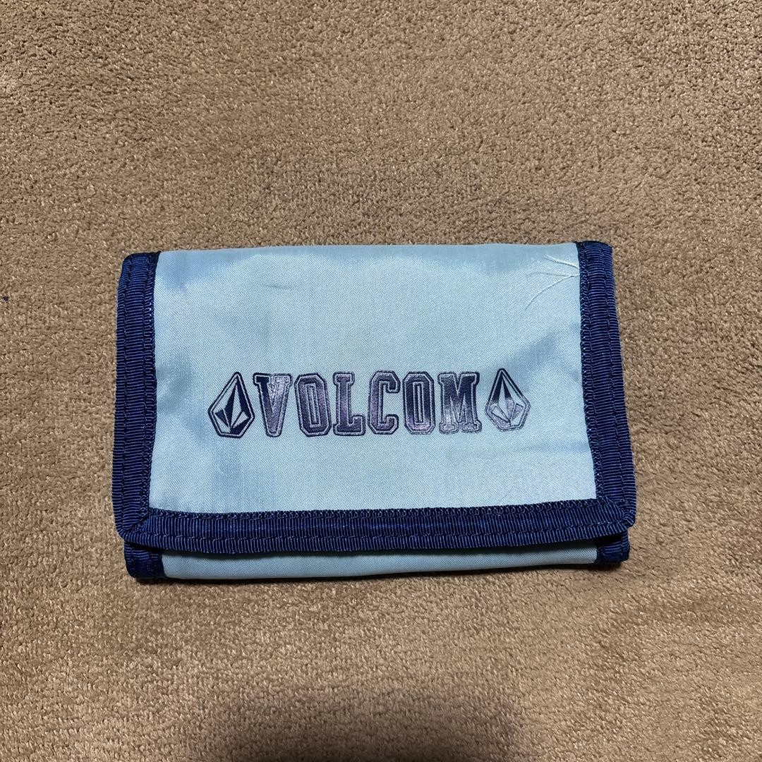 Volcom Tri-Fold Wallet Light Blue/Navy
