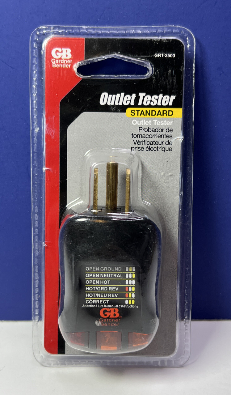 GB GRT-3500 Outlet Tester Standard Gardner Bender - NEW