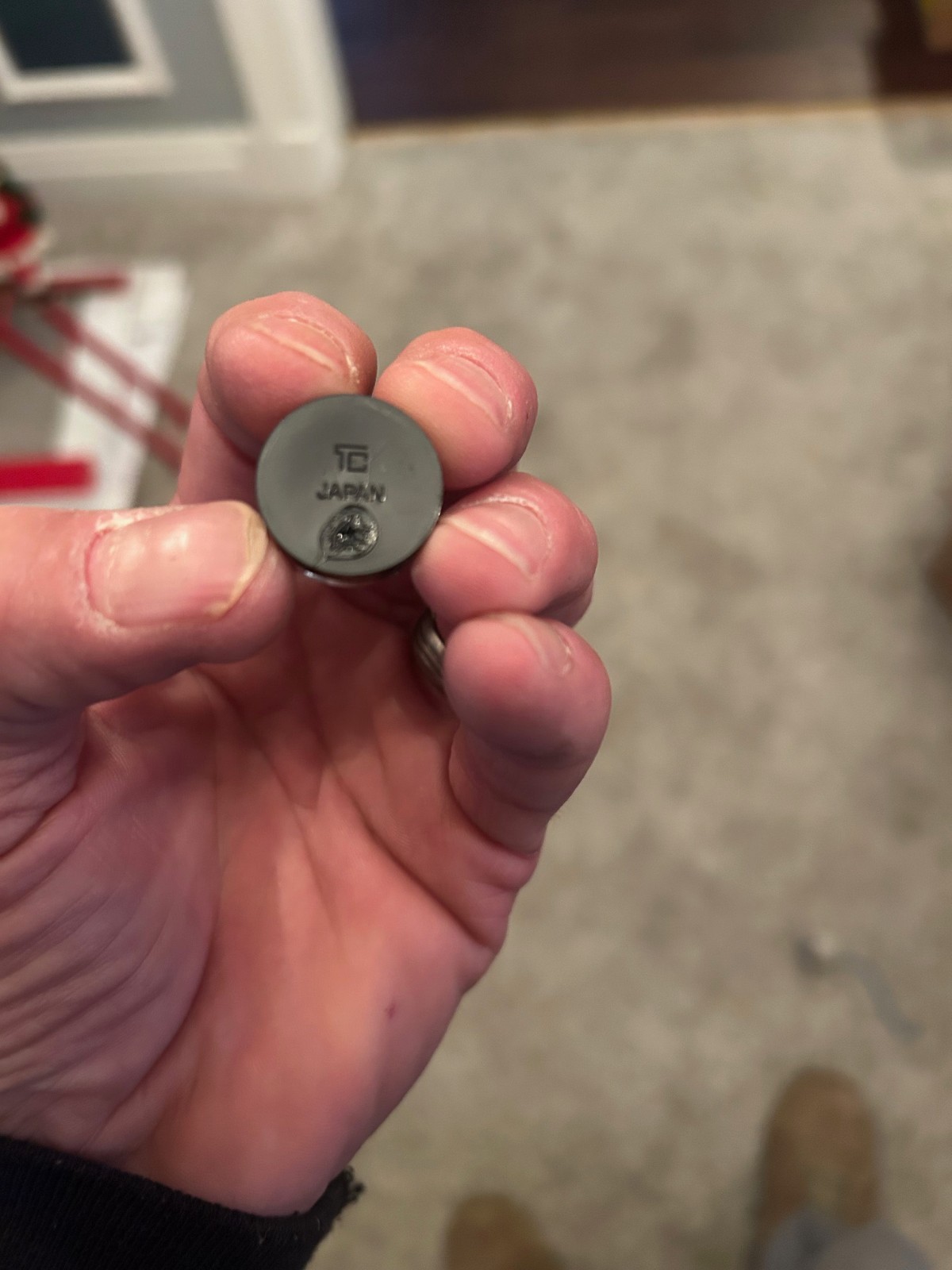 20mm Button Thermometer - Grade AA, JAPAN, High Quality, EDC (About 3/4")