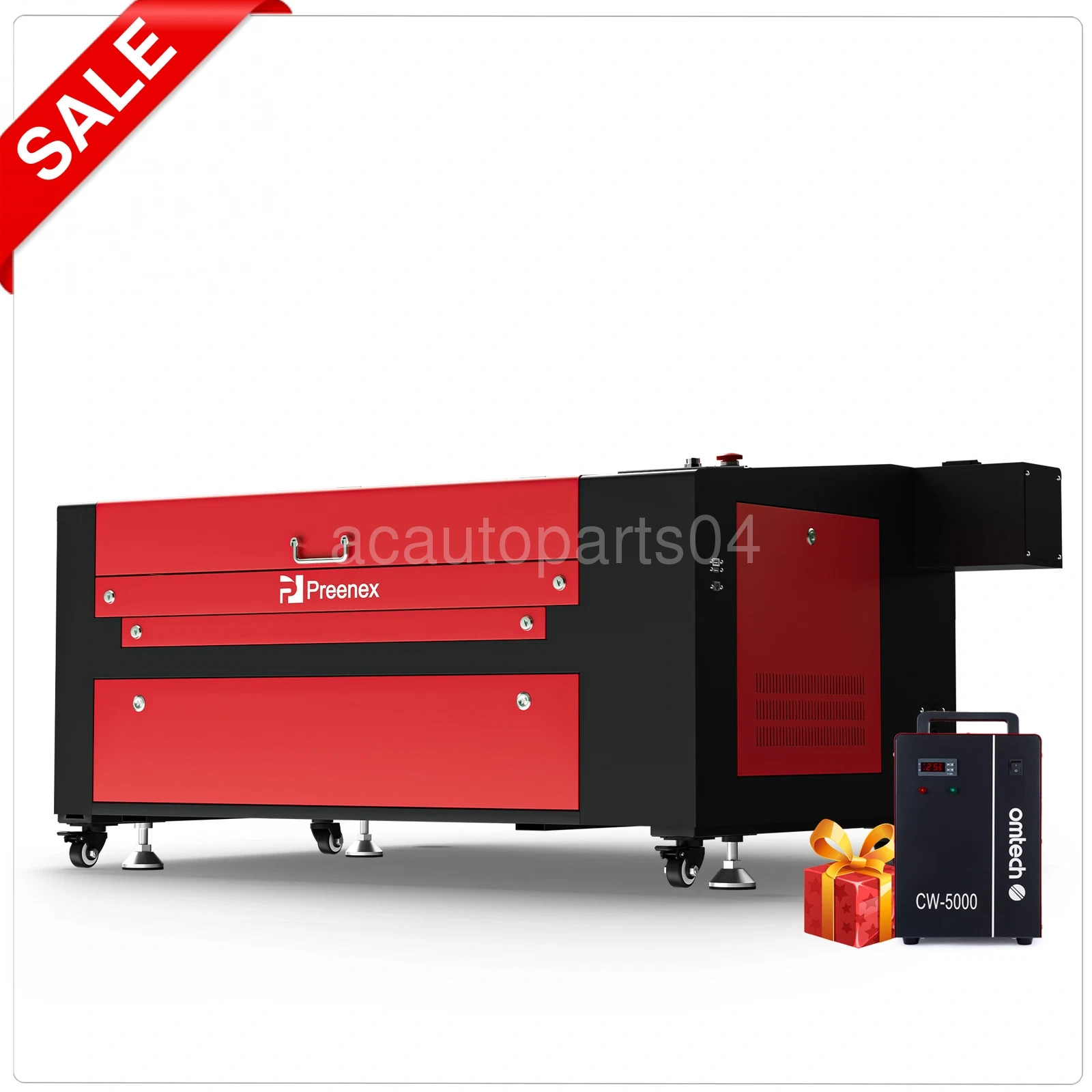 Preenex 80W CO2 Laser Engraver Cutter Marker 20x28 with 5000 Water Chiller