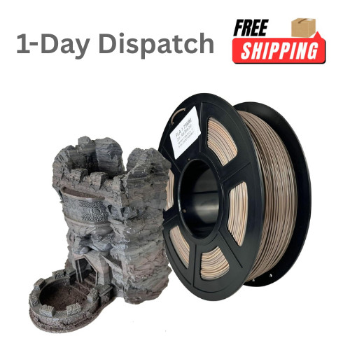 3DimsFila 1.75mm PLA Filament Rock Stone Multi Color