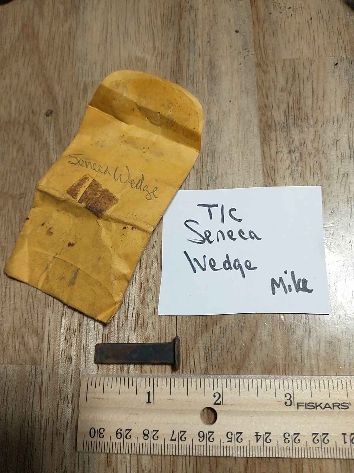 VINTAGE T/C- Thompson Center Seneca Barrel Wedge Pin BLACK POWDER MUZZLE LOADER