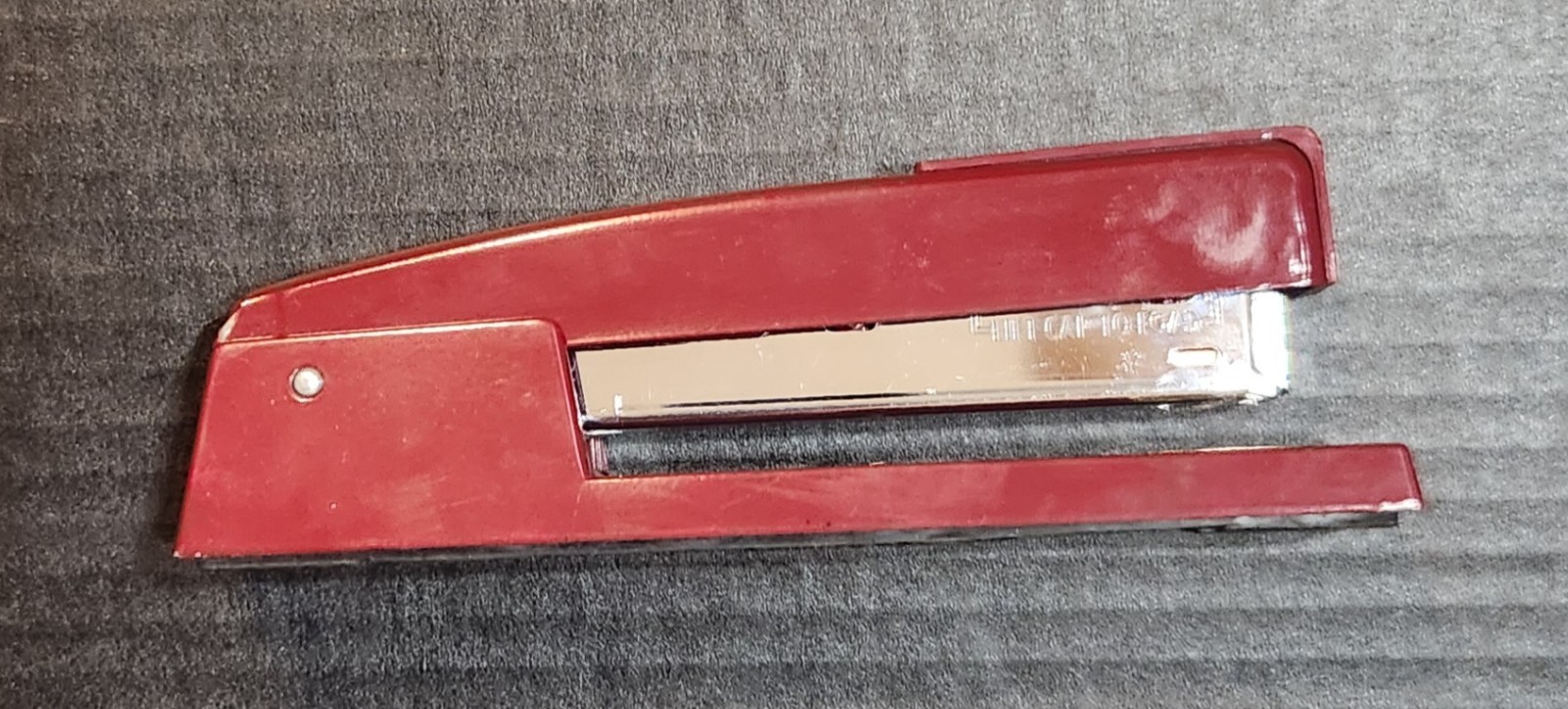 Vintage Red Swingline Model 747 Stapler Maroon Burgundy