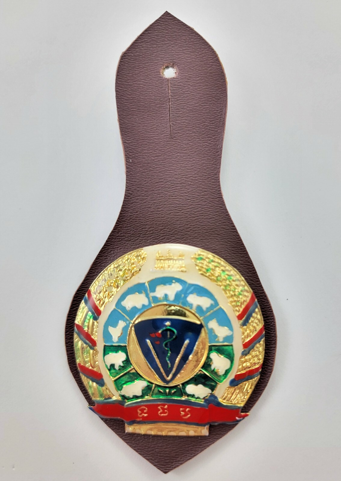 Cambodia Government Ministry of Public Health Officer Pocket Pin Medal Badge