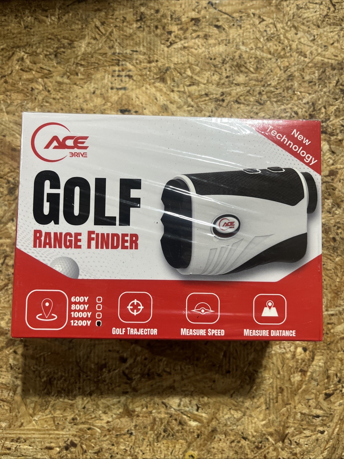 Ace Drive Laser Golf Range Finder Trajectory Speed Distance 1200 Yards