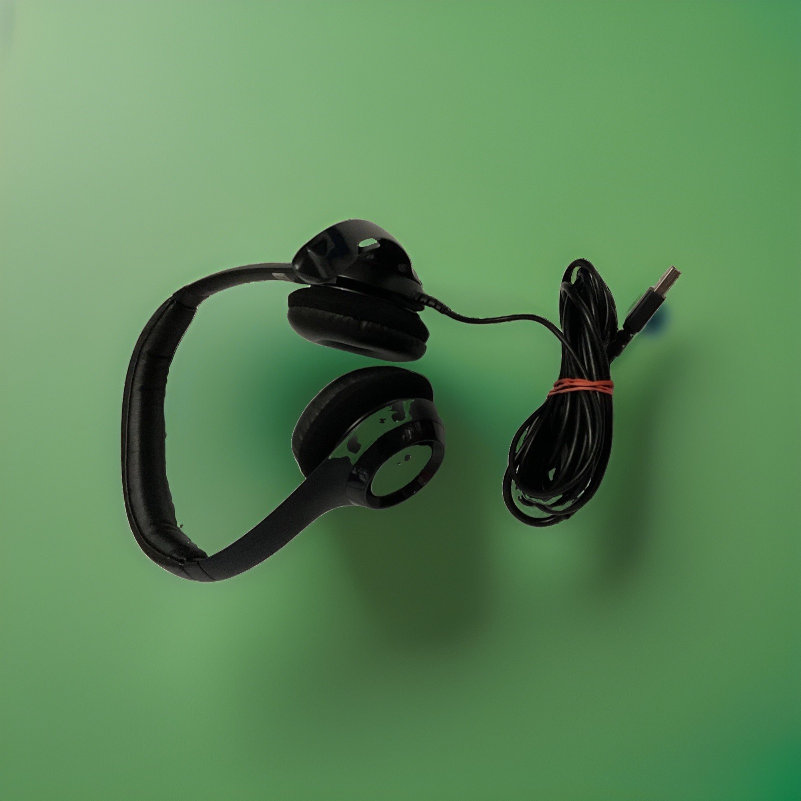 Logitech H390 USB Wired Black Over-Ear Stereo Headset Boom Mic Adjustable