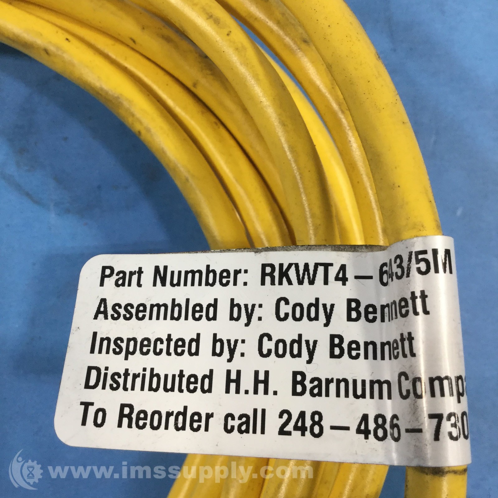 Belden RKWT4-643/5M M12 Cordset USIP