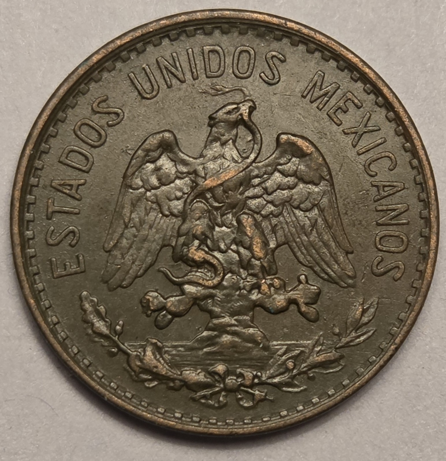 1927 Mexico 2 Centavos High Grade Brown