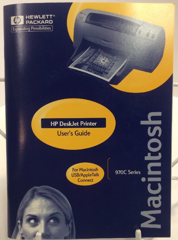 HP 970C Deskjet Printer User Guide For Macintosh OEM Hewlett Packard C6429-90096