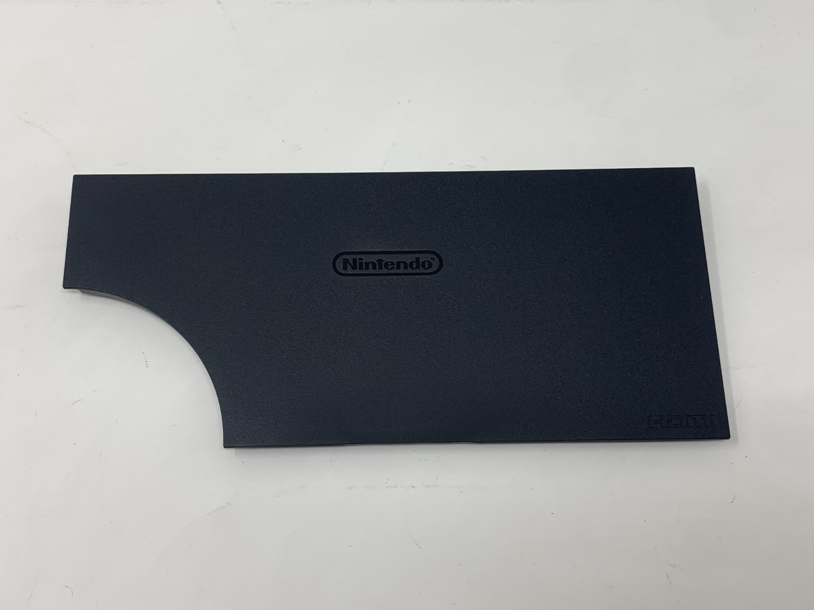 Original Nintendo Switch OLED TV Dock Back Cover Flap Only - Black (NEW)