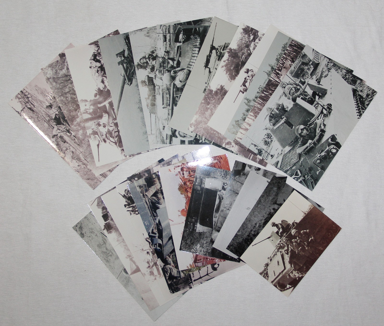 LOT OF 24 GLOSSY REPRINTS OF VIETNAM PHOTOGRAPHS