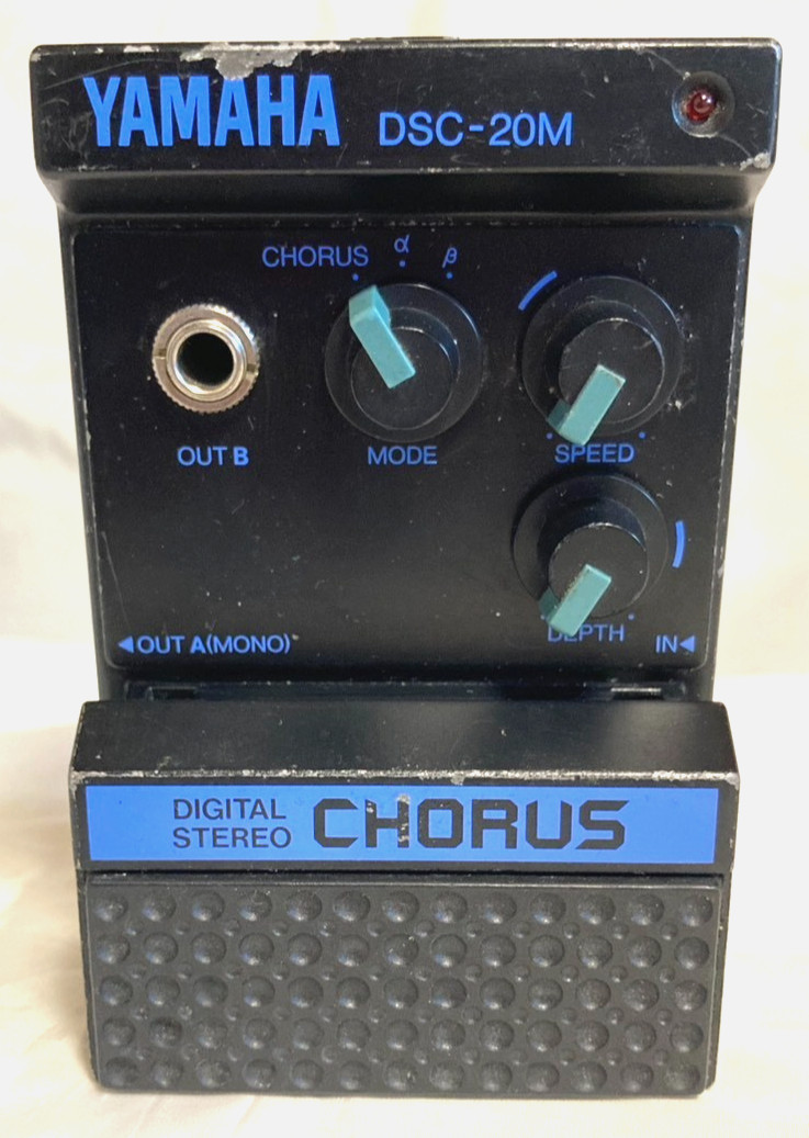 [Vintage 80s] Yamaha DSC-20M Digital Chorus Guitar Pedal Made in Japan Free Ship