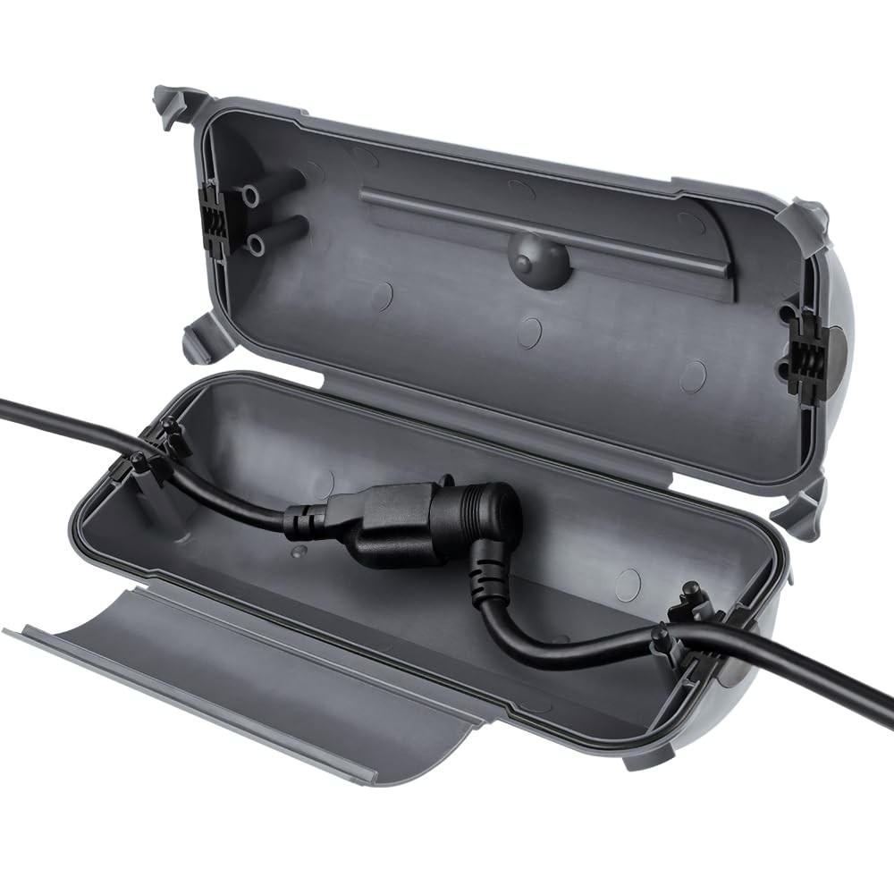 Outdoor Extension Cord Safety Cover with Waterproof Protector Seal, Weatherpr...