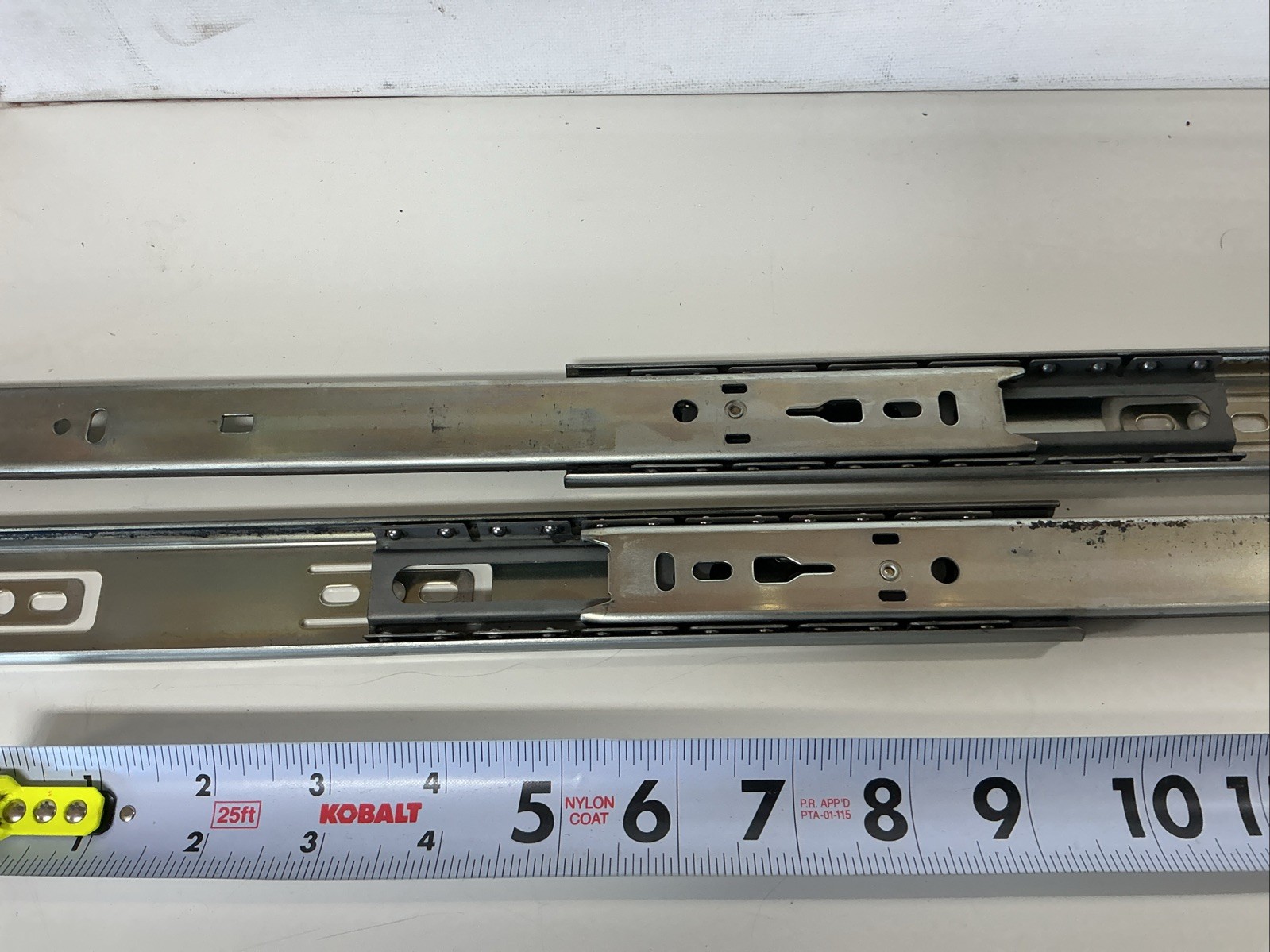 Two Older Accuride Drawer Slides 15-1/2” Inch
