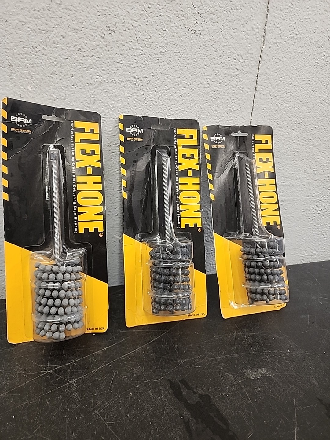 LOT OF 3 Flex-Hone Tool Bc2 Flex-Hone, Different Sizes.