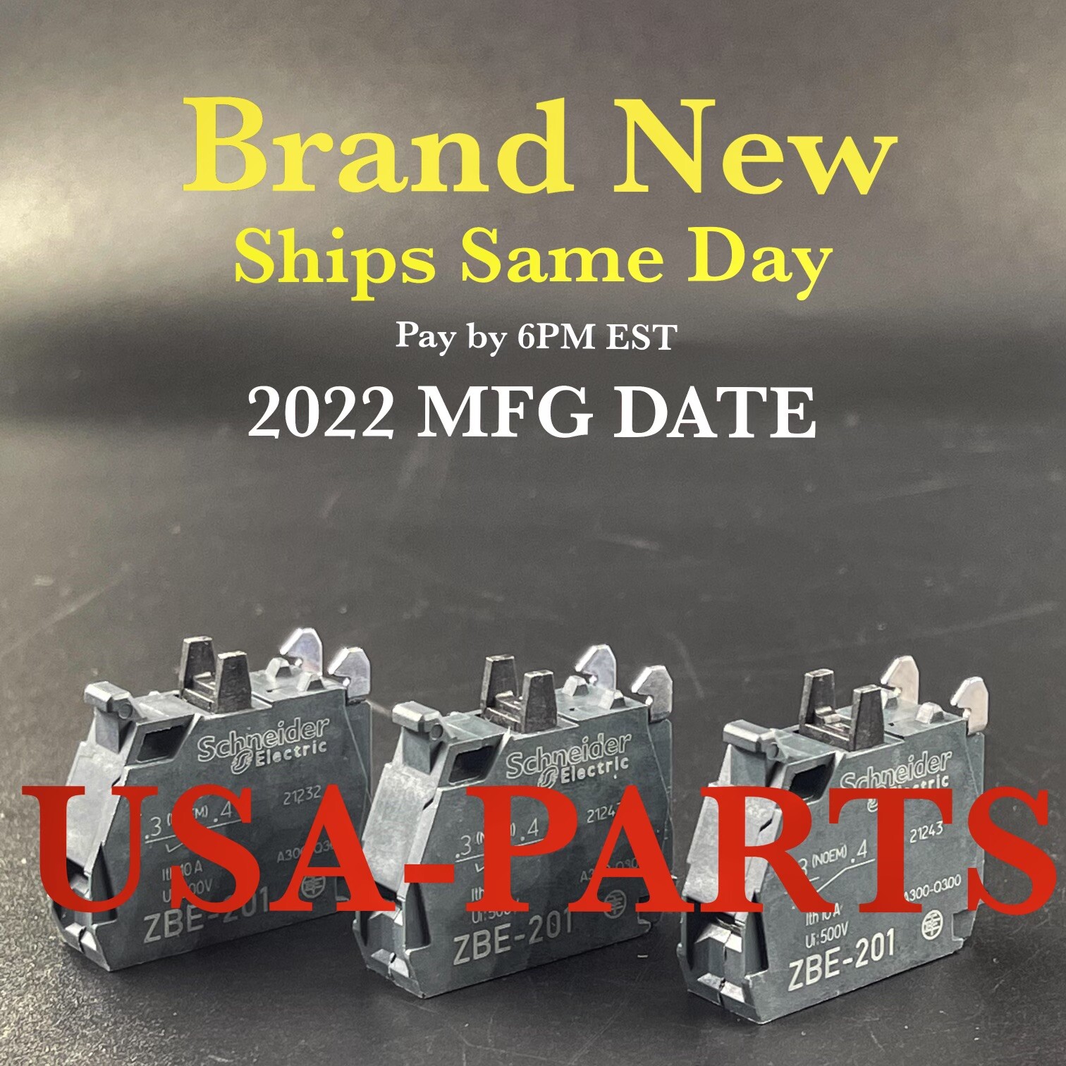 New Schneider Electric ZBE201 ZBE-201 Contact Block*Free Same Day Shipping
