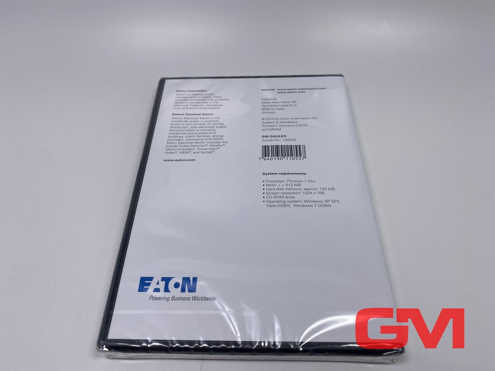 Eaton Visualization Software Galileo V7.2.2 Visualization Tool 140379 Software