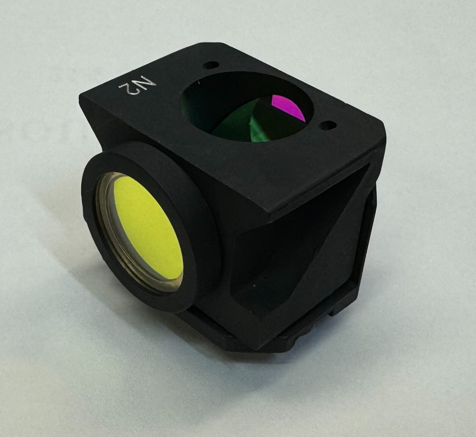 Leitz N2 Cube Filter Block For Ploemopak Fluorescence Microscope Green