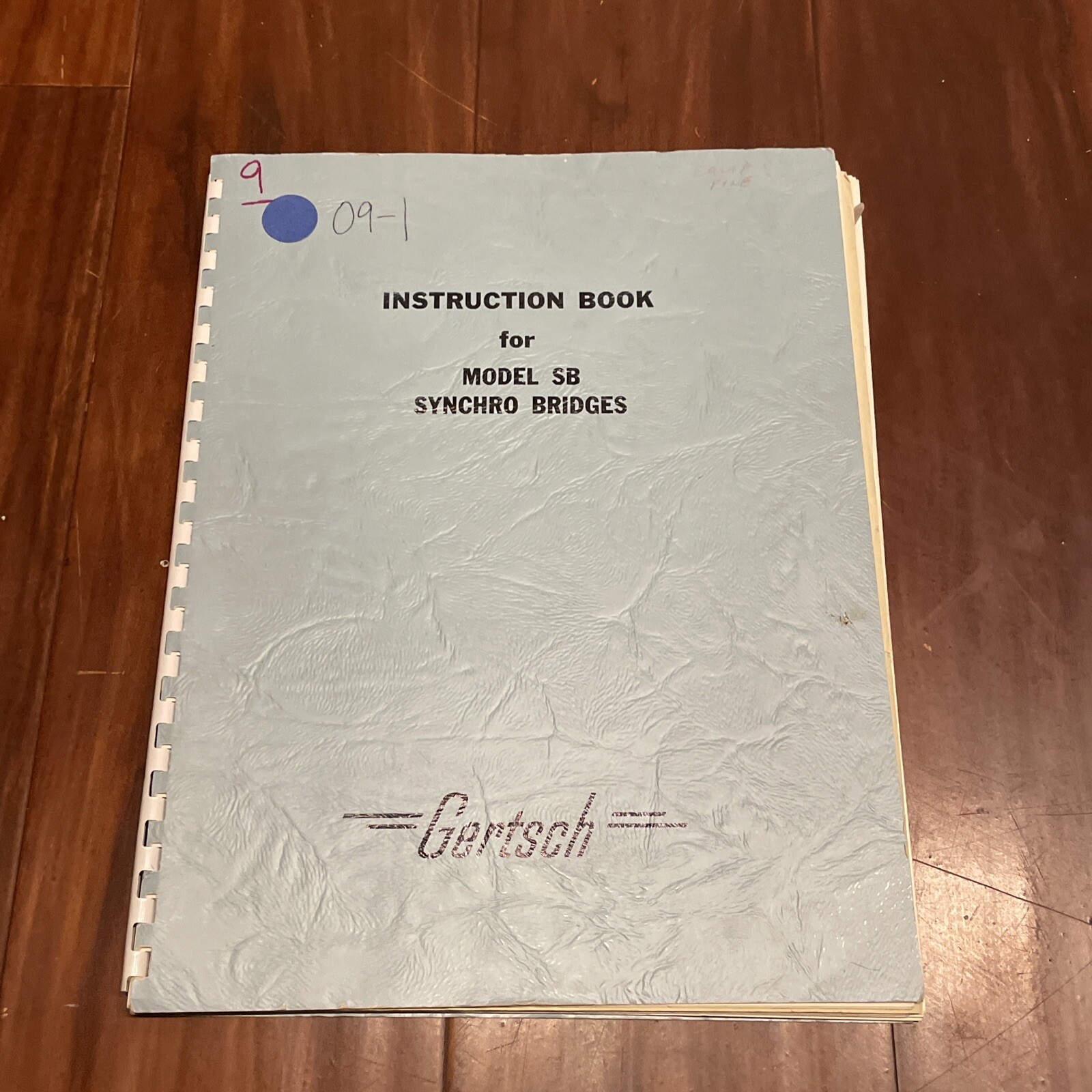 Gertsch Model SB Synchro Bridges  Instruction Book 11-63
