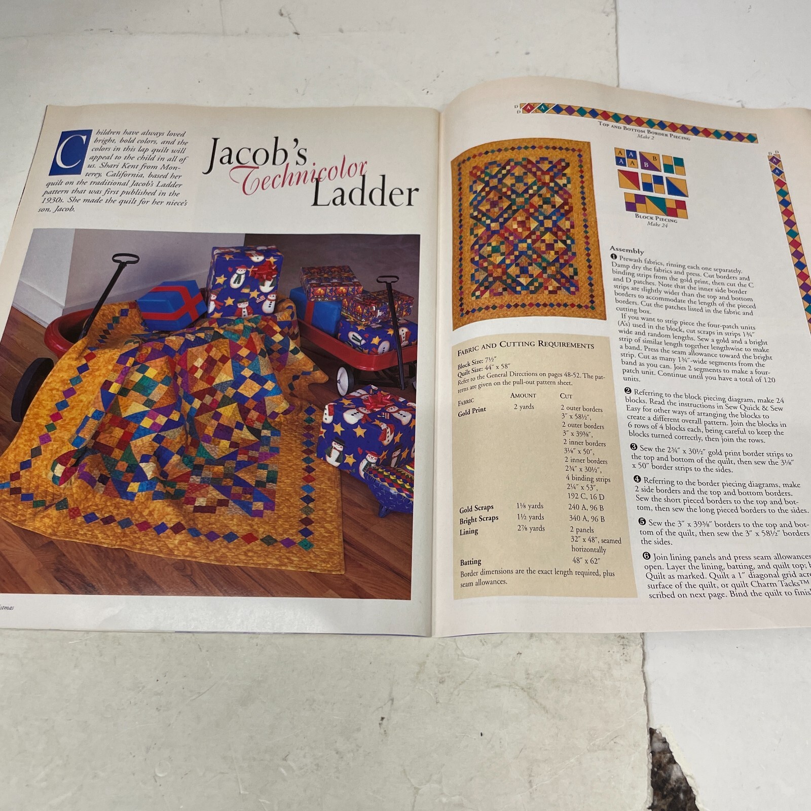 Quilt It For Christmas Magazine back issues Quilting