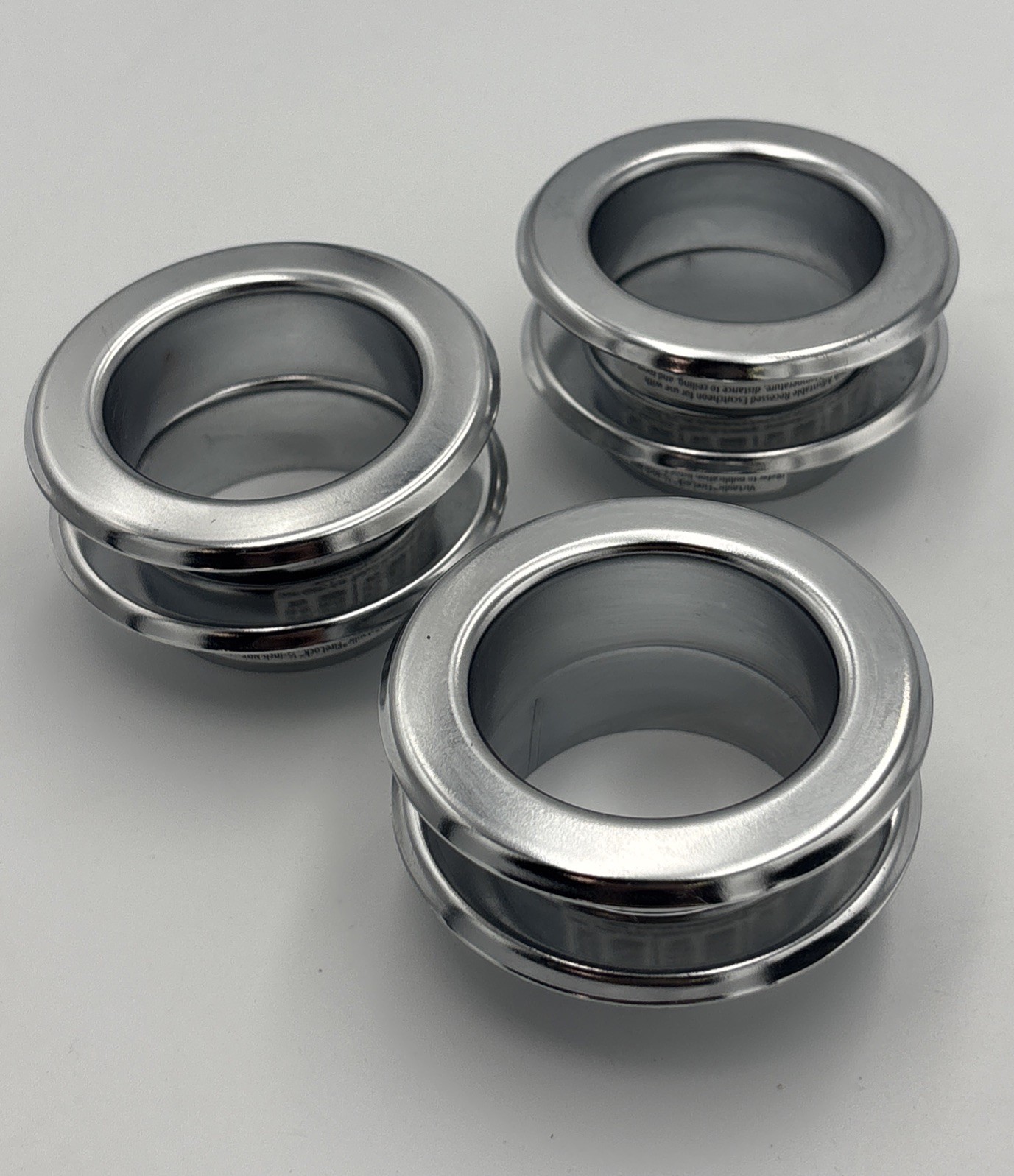 Lot of 6 Victaulic FireLock Adjustable Recessed Escutcheon 1/2" NPT Chrome
