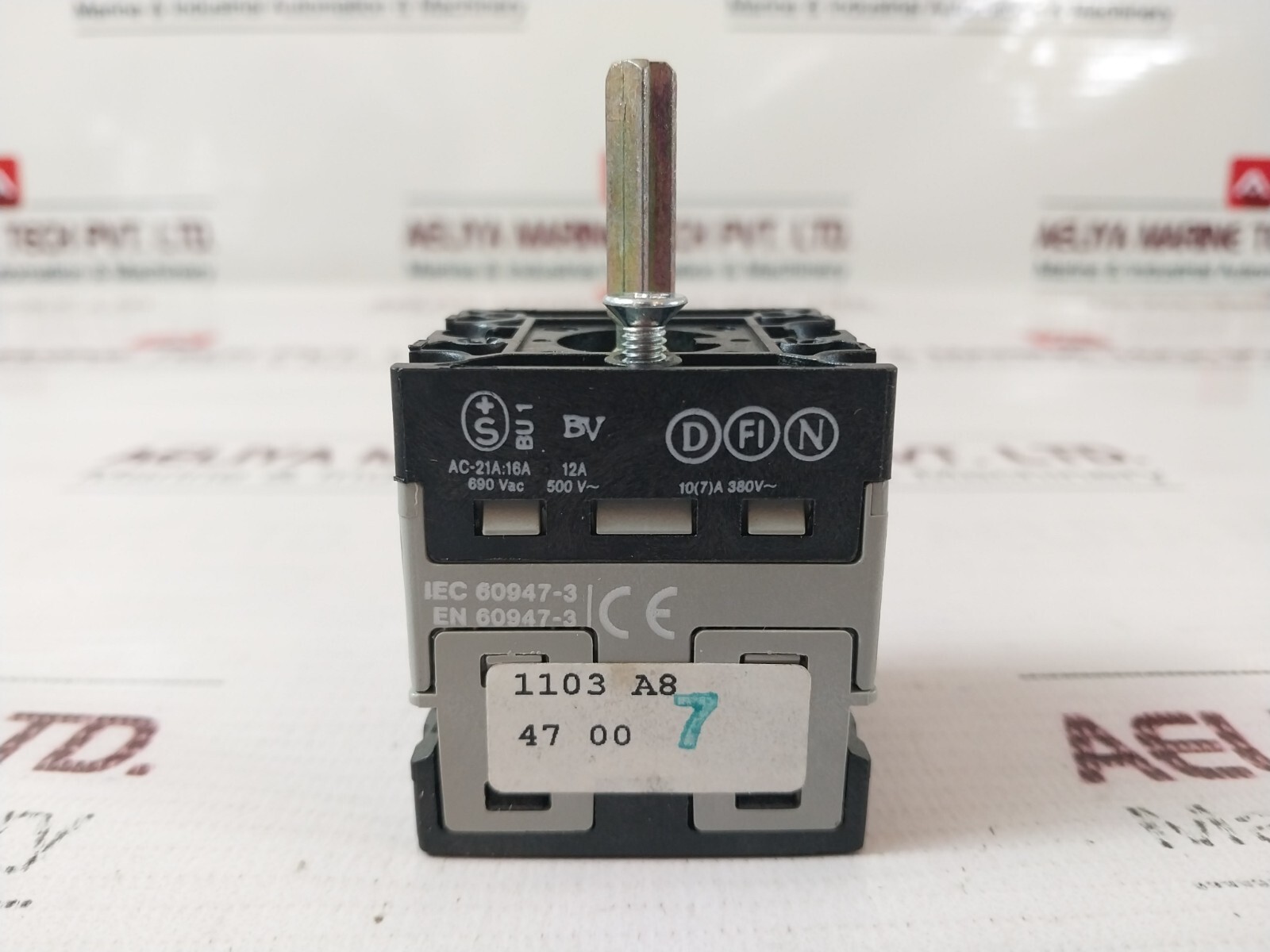 BACO PR12 Rotary Switch for Pressure Washer 600VAC