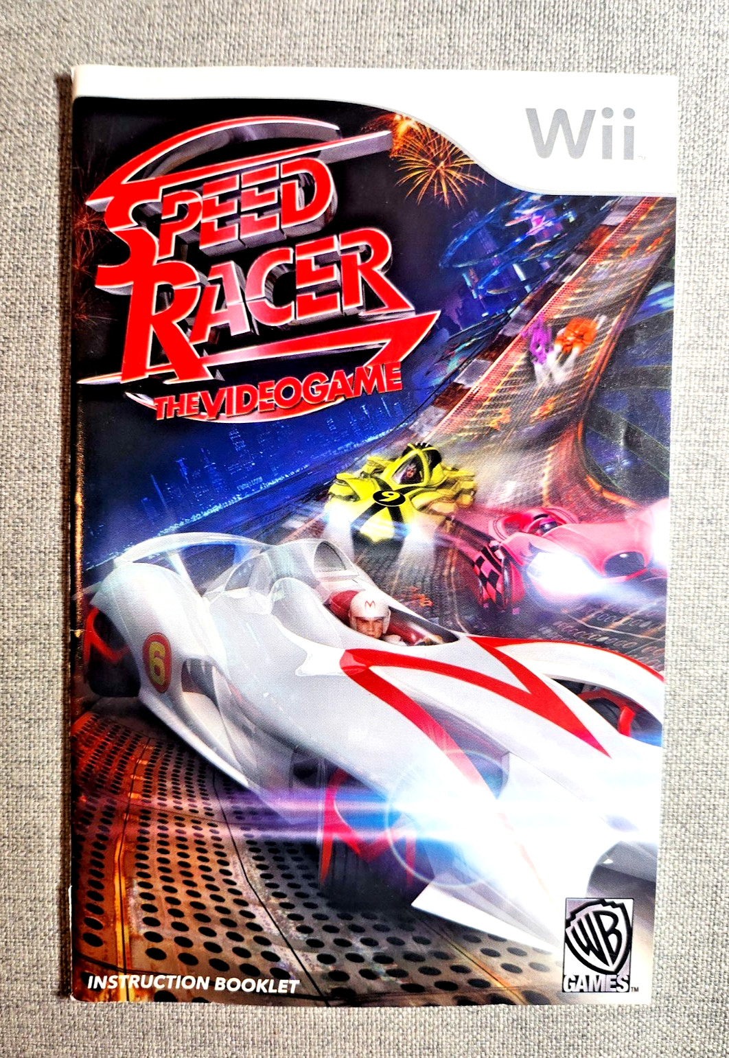 Speed Racer The Videogame Instruction Manual Only - Nintendo Wii