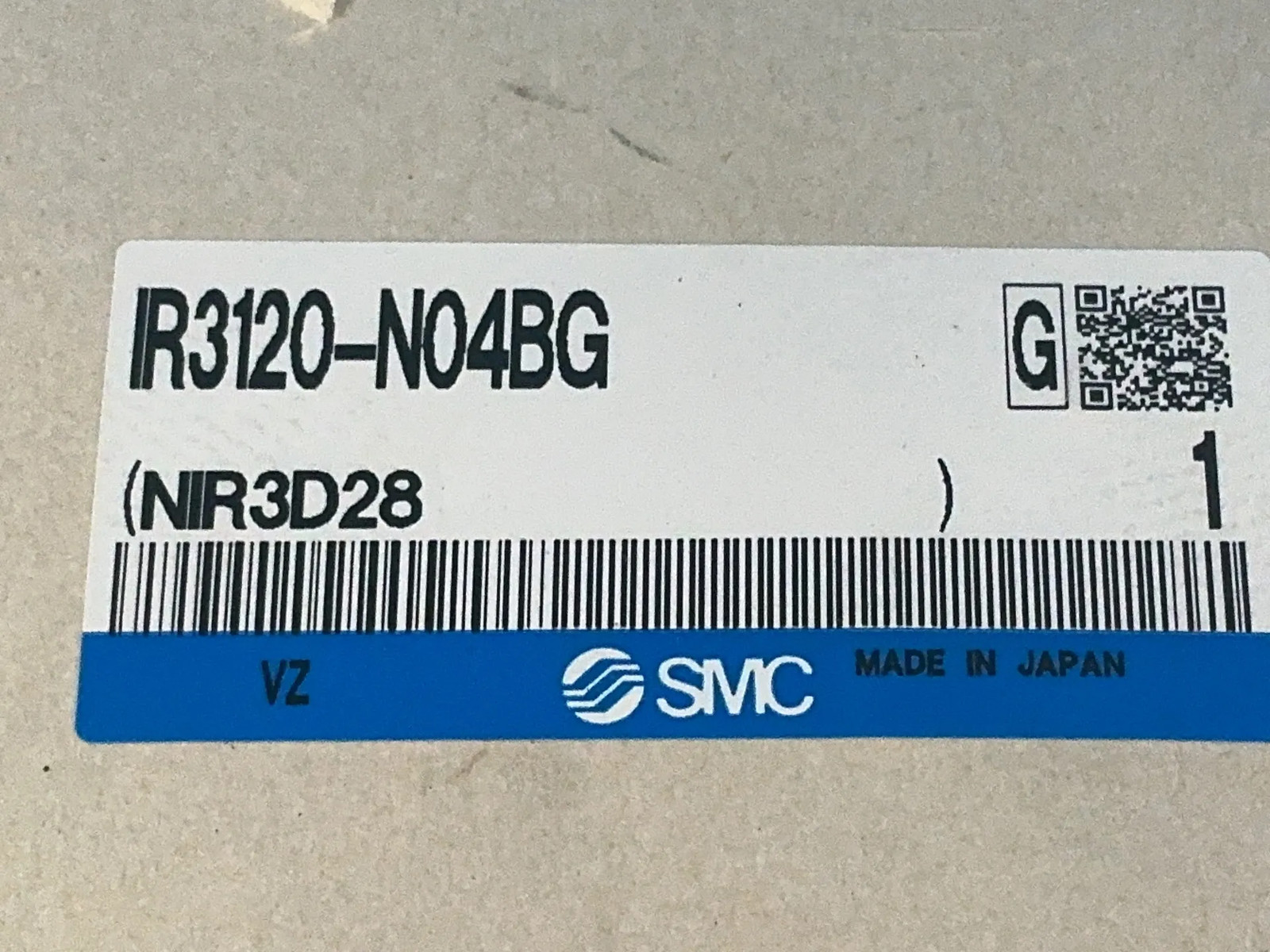 SMC PNEUMATIC REGULATOR IR3120-N04BG