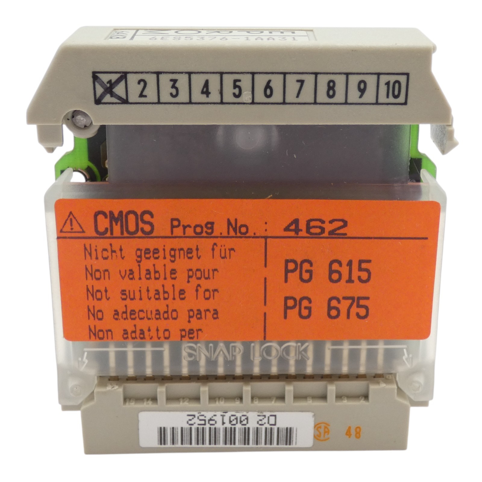 Siemens SIMATIC S5 6ES5376-1AA31 E-Stand: 01 Memory Module -Unused/Original Packaging-