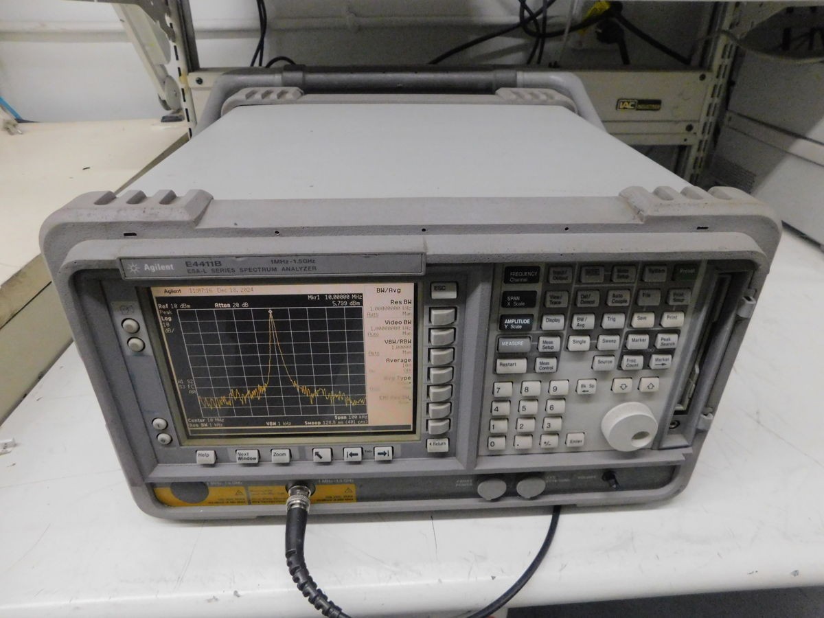 AGILENT E4411B ESA-L SERIES SPECTRUM ANALYZER 1MHZ-1.5GHZ. M5950