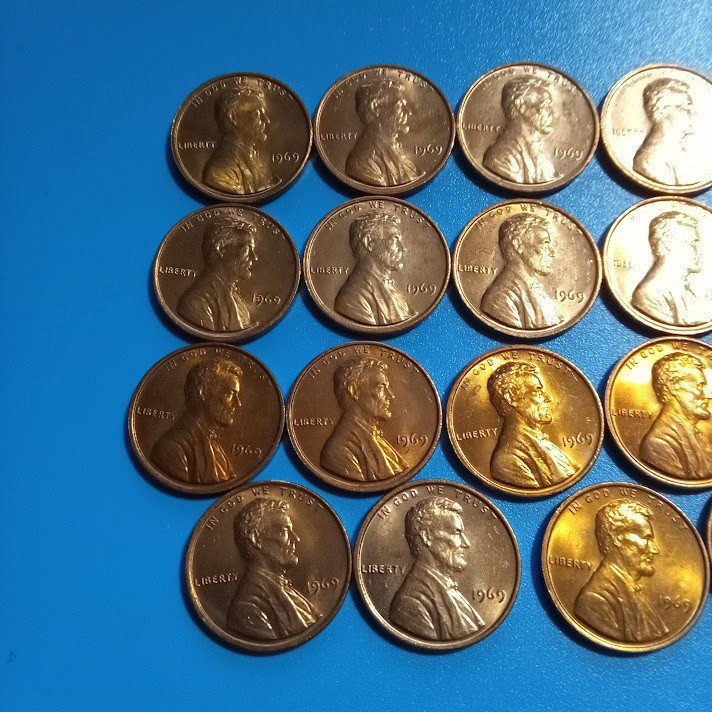 1969 P Lincoln Memorial Penny Cent - Uncirculated