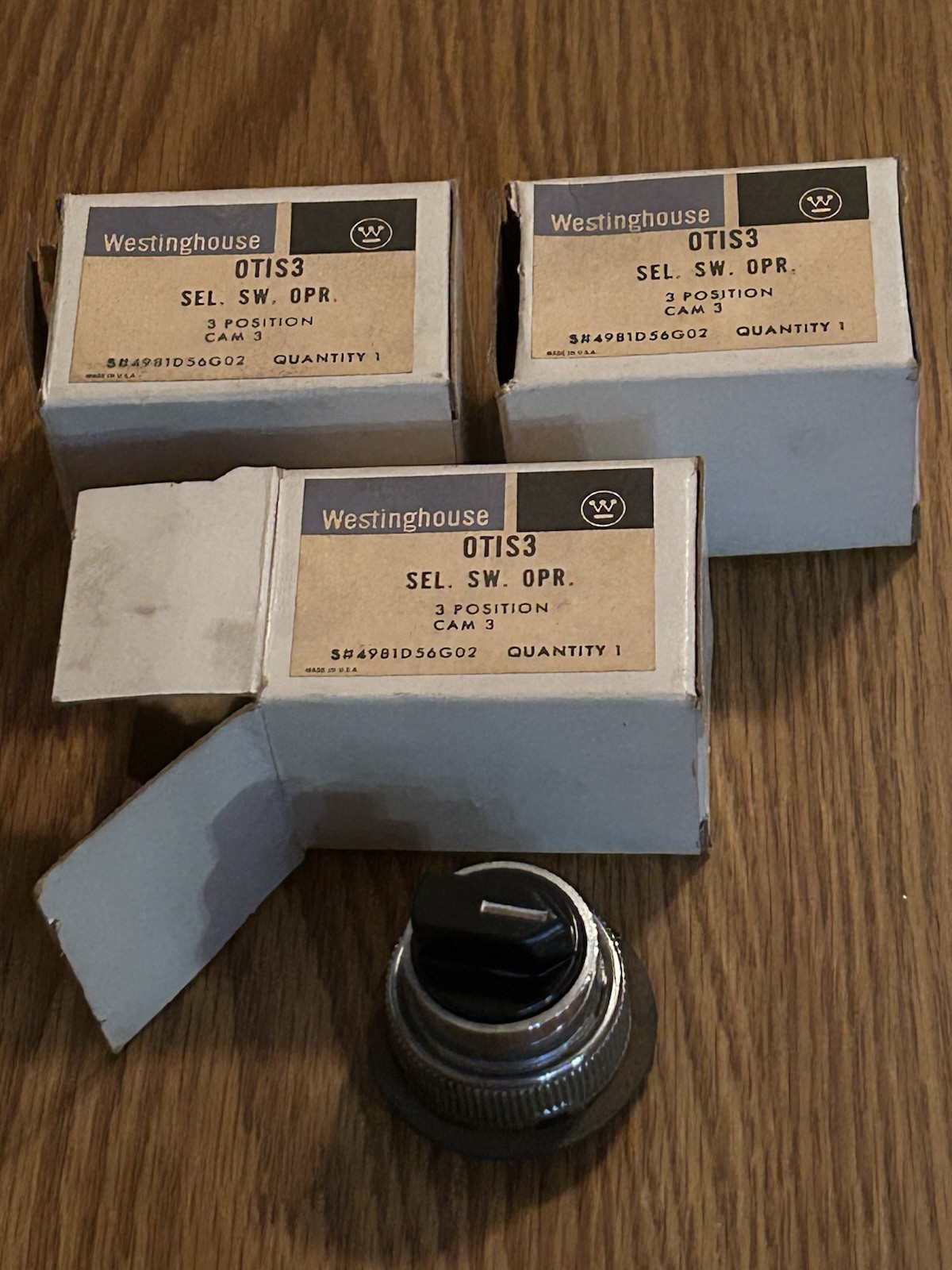New WESTINGHOUSE 0T1S3 SEL. SW. OPR. 3 position Cam 3