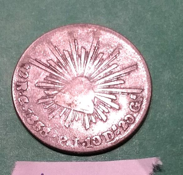 (Pgasteelers1) Mexico 1st Republic 1838 Go PJ 2 Reales KM#374.8 .903 Sil🌠