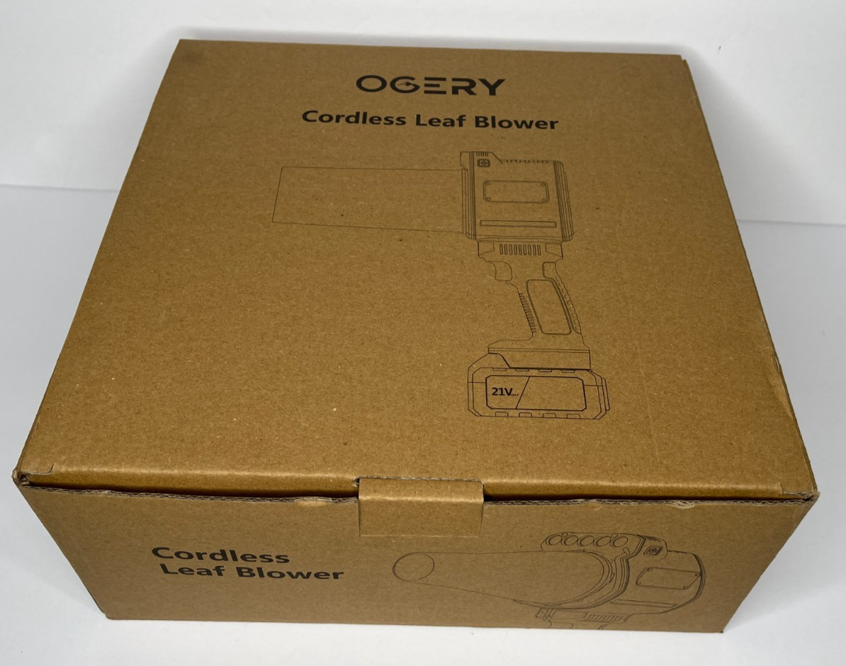 OGERY Brushless Leaf Blower Cordless with Lights, Powerful Electric Leaf Blowers