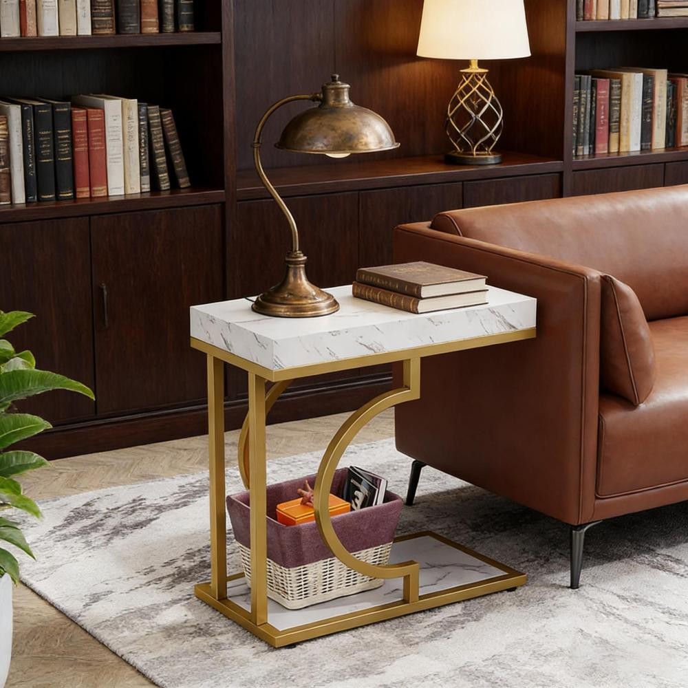 Compact Hall Table,Bedside Table,End Table for Living Room, Bed Room