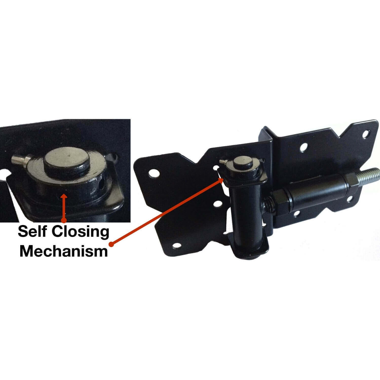 Gate Hinges - For Vinyl, PVC or Plastic Fencing. Vinyl Fence Gate Hinges