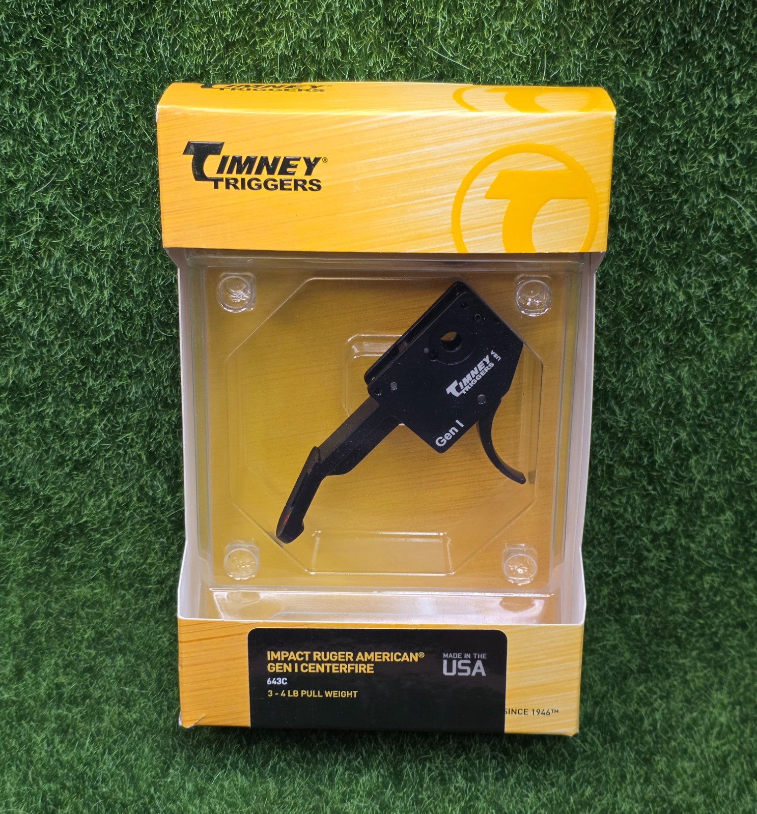 Timney Ruger Impact American Gen I Curved Trigger w/ Two-Position Safety #643C