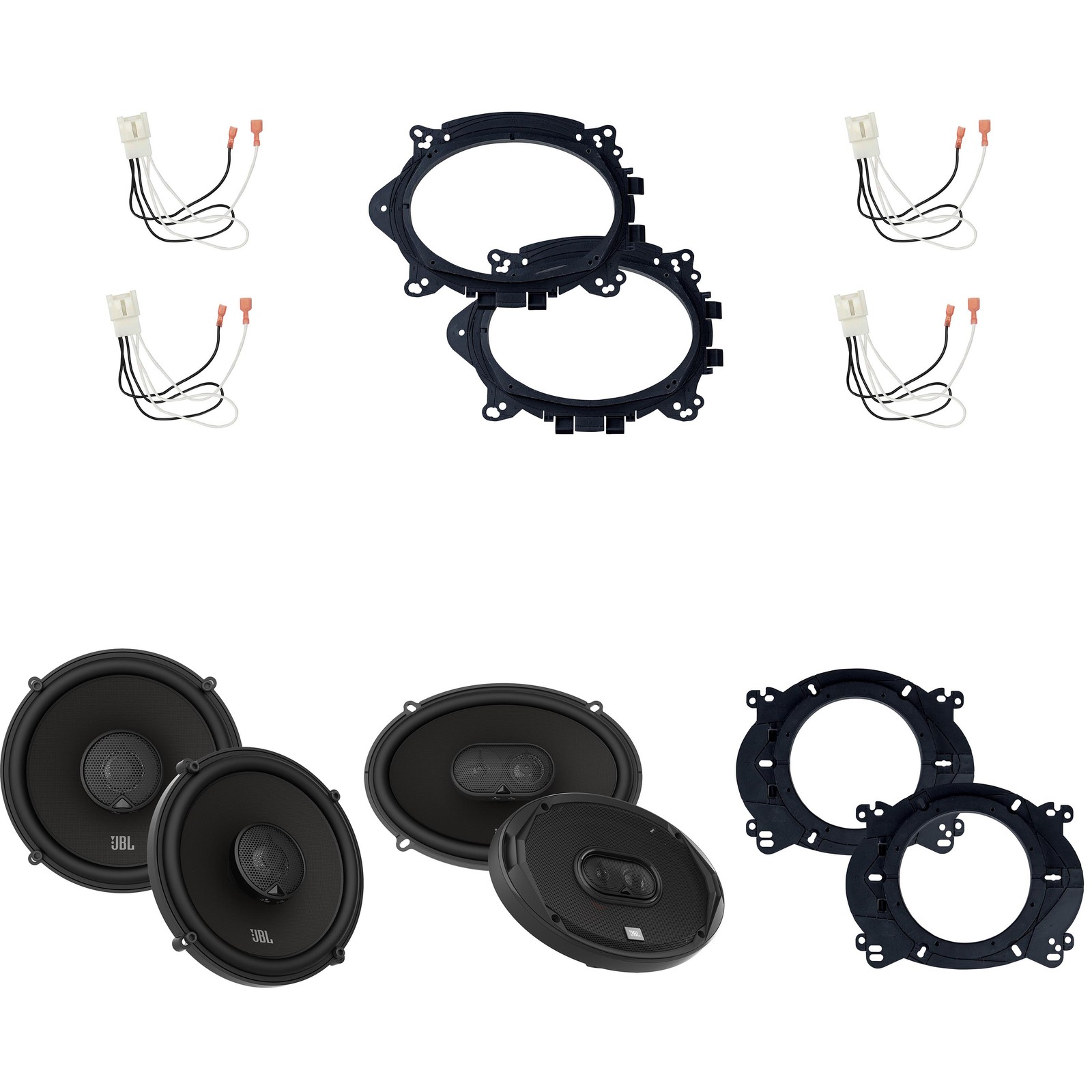 JBL Speakers 6.5" & 6X9" for Ford F-150 2015-2024 Upgrade Kit - 2 Pairs of ST...