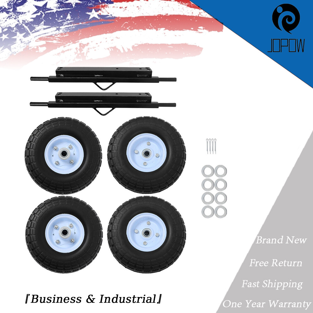 Solid Never Flat Tires All Terrain Wheel Kit Fit For Honda Generator EU3000is