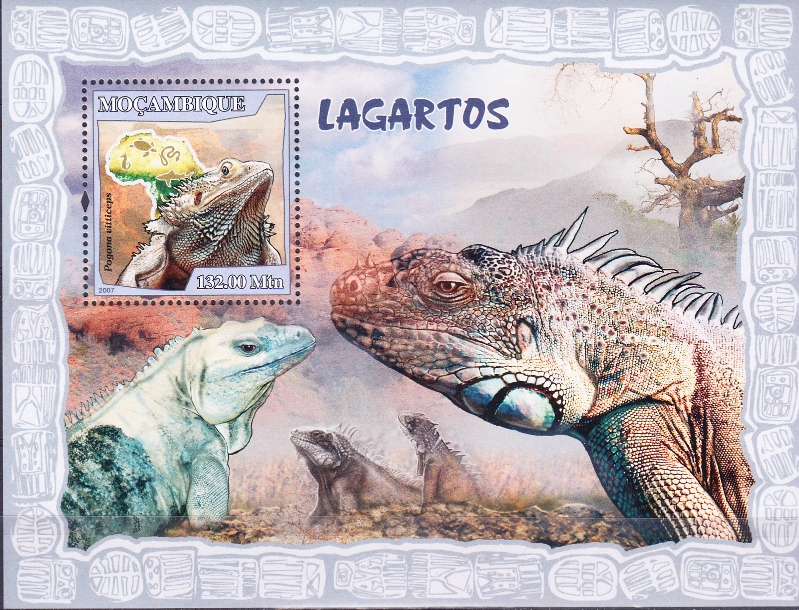 W MOZAMBIQUE 1798 REPTILES