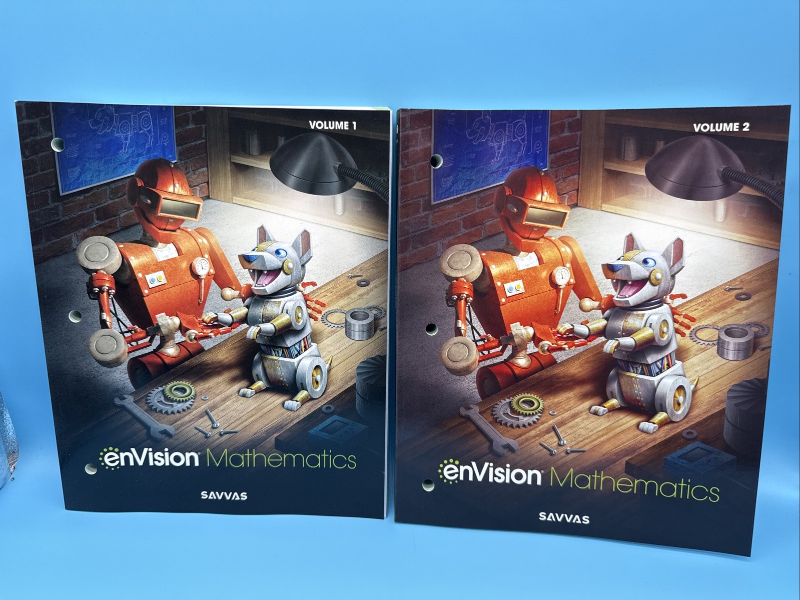 Savvas enVision Mathematics Grade 7 Student Volume 1 & 2 - 7th Grade Math NEW