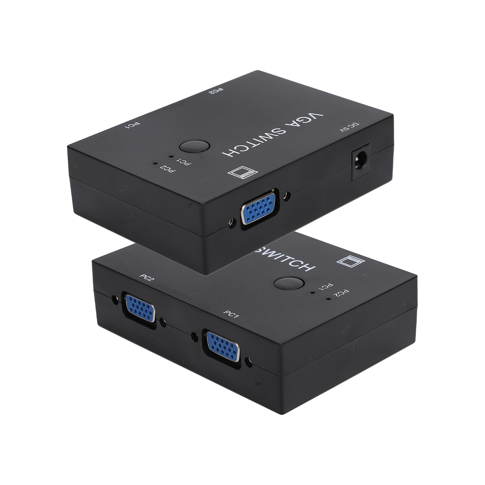 2 Input 1 Output VGA Switcher Efficient Video Conversion For Home/Office ABS