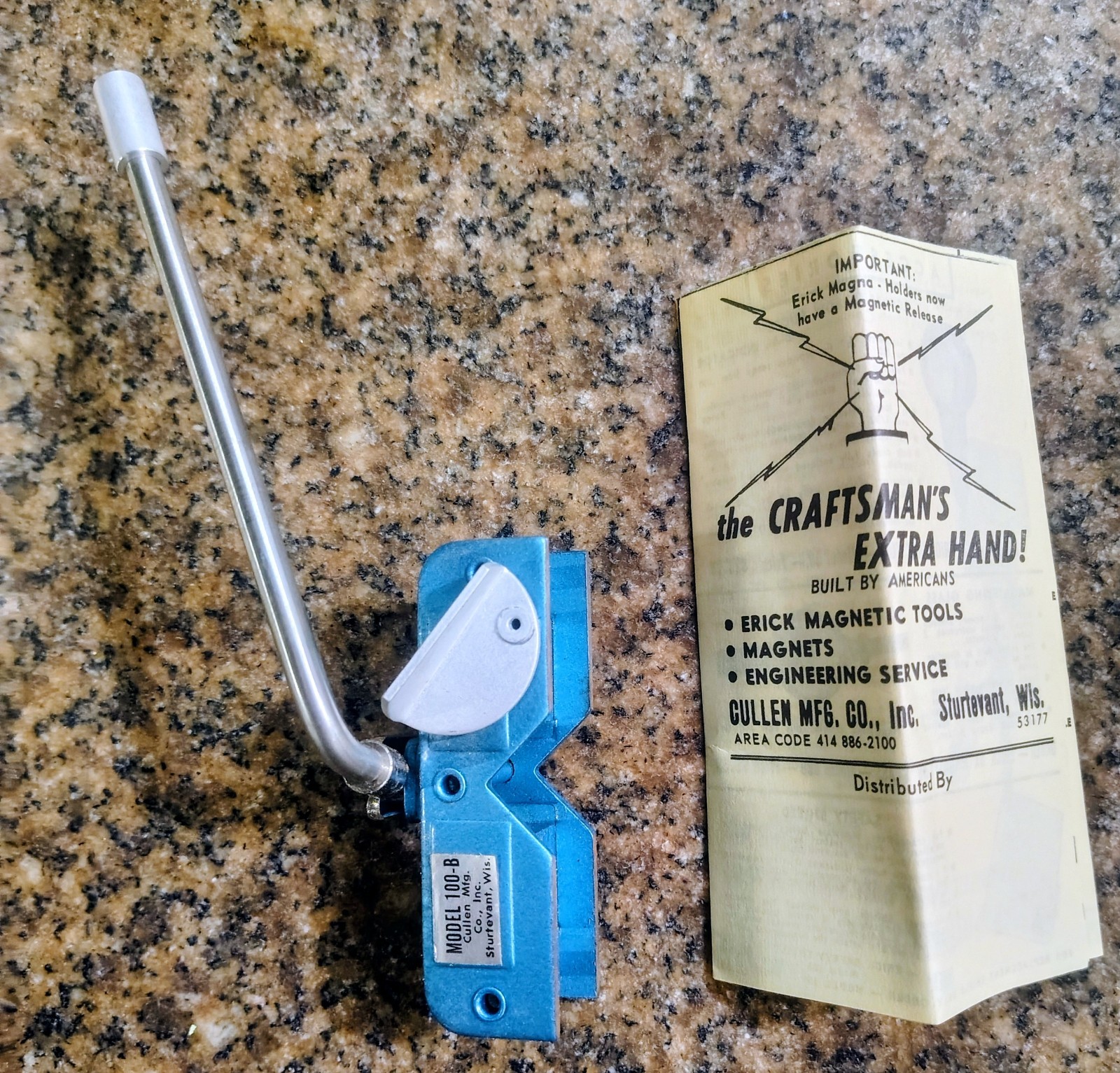 🗽NOS VINTAGE ERICK MAGNA HOLDER MODEL 100B