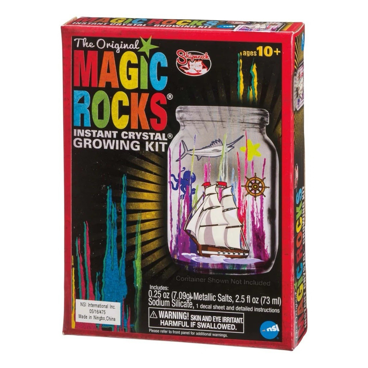 The Original Magic Rocks Instant Crystal Growing Kit, Science Education Kids Toy