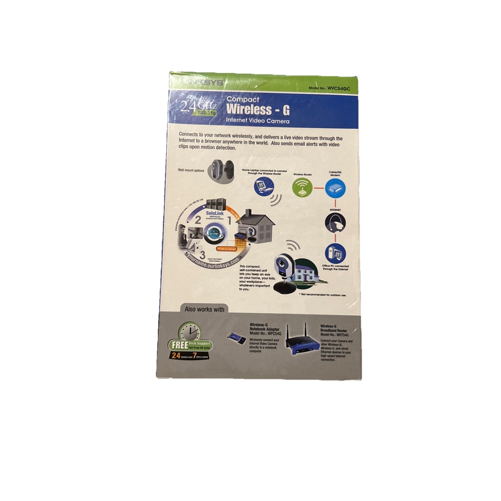 Linksys Wireless-G WVC54GC Web Cam