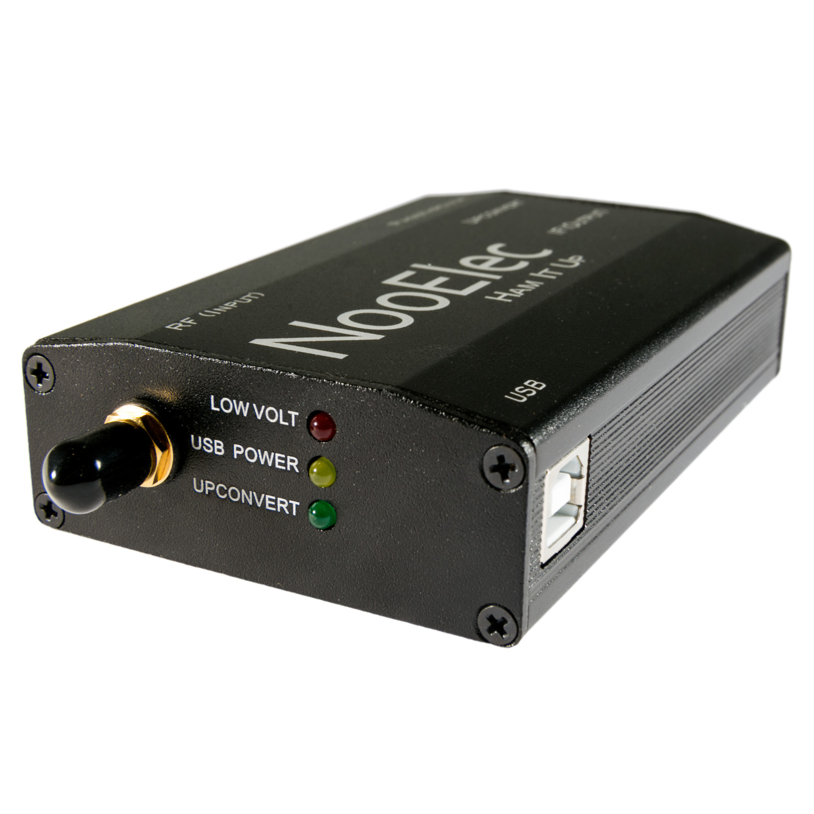 Ham It Up RF Upconverter v1.3: Extruded Aluminum Enclosure; RTL-SDR R820T2 USA