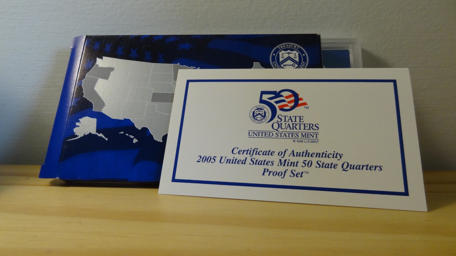 2005 US Clad Quarter Proof Set Coins in Original Mint Packaging