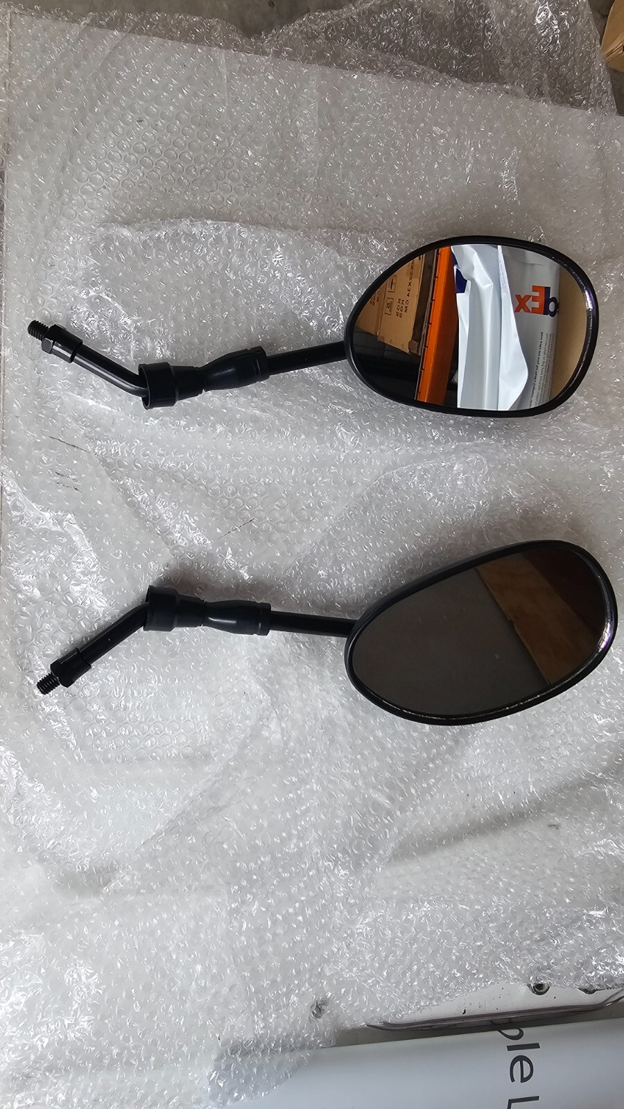 Rear View Mirror Pair New Design Mirrors for Pride Mobility Scooter - OPEN BOX